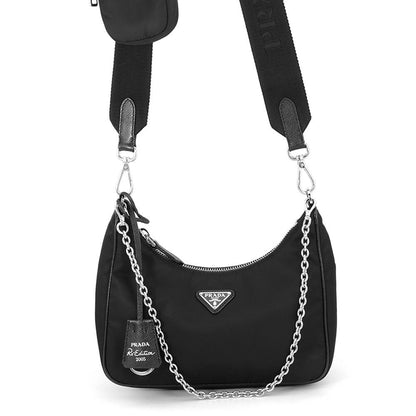 Prada Shoulder Bag Re Edition 2005 Re-Nylon 2-Way Black
