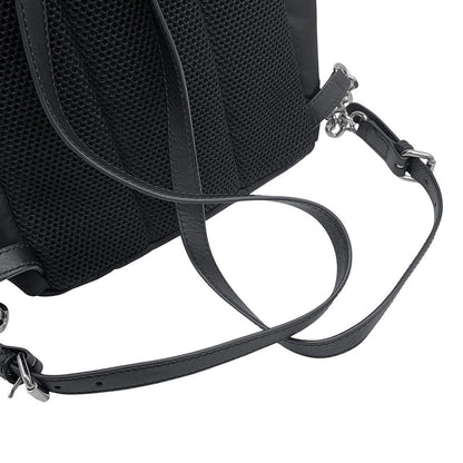Fendi Backpack Bugs Monster Leather Nylon Black — view 8