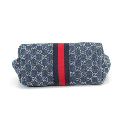 Gucci Tote Bag Giglio GG Denim Small Sherry Line — view 3