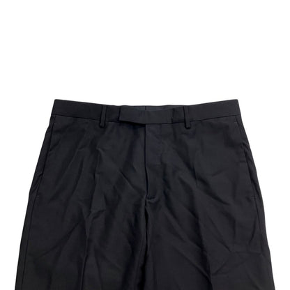 Dior Wool Trousers Pants Center Crease 48c Black — view 3