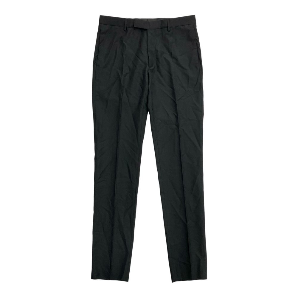 Dior Wool Trousers Pants Center Crease 48c Black