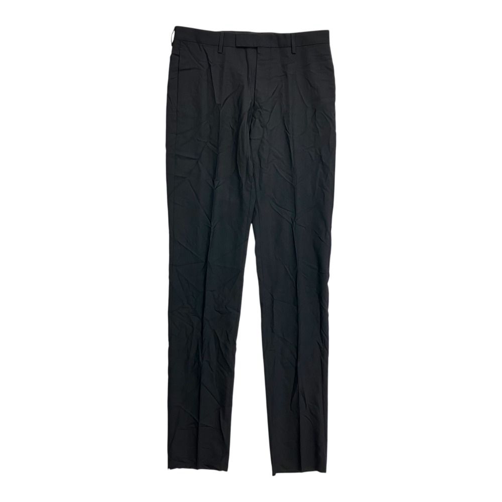 Dior Summer Wool Trousers Pants Center Crease Black 48