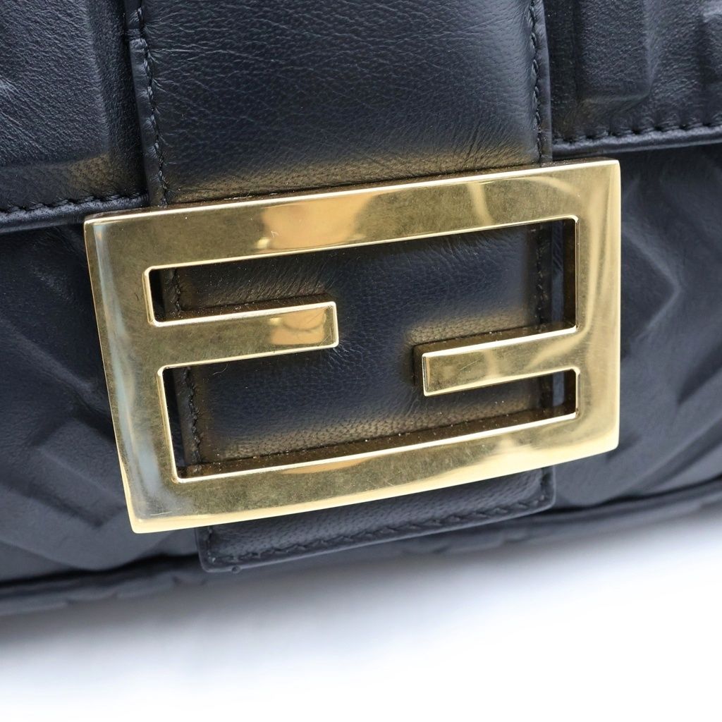 Fendi Baguette Bag 2-Way Black Leather — view 6