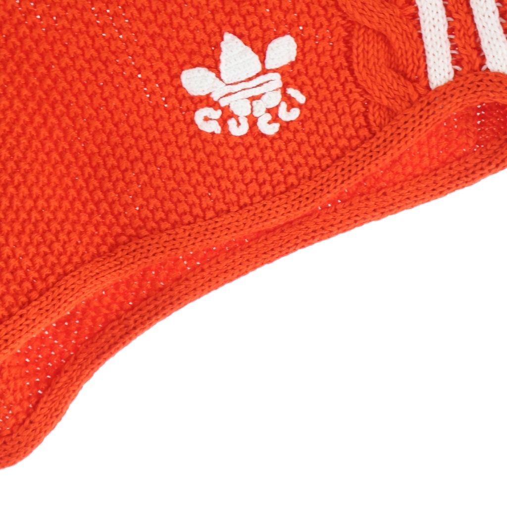 Gucci 22 SS Adidas Cable Knit Shorts Red — view 5