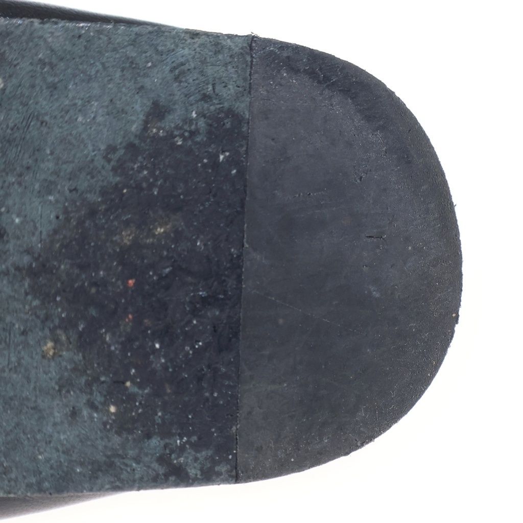 Chanel Ballerina Flat Shoes Leather Mules Black — view 6