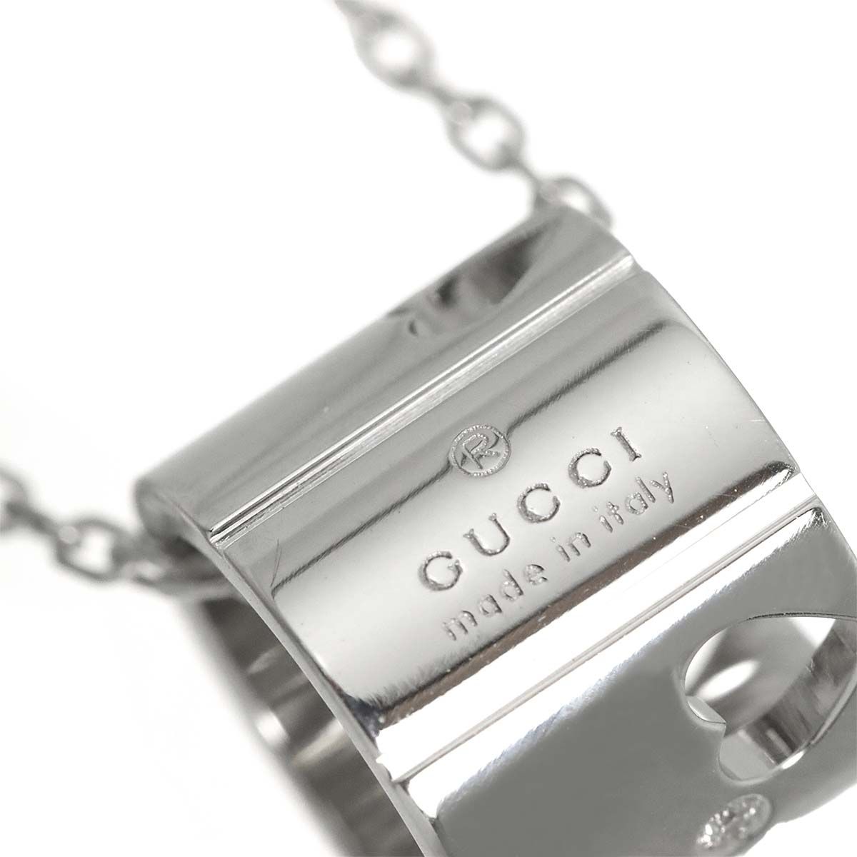 Gucci Icon Diamond Necklace 18k White Gold — view 4