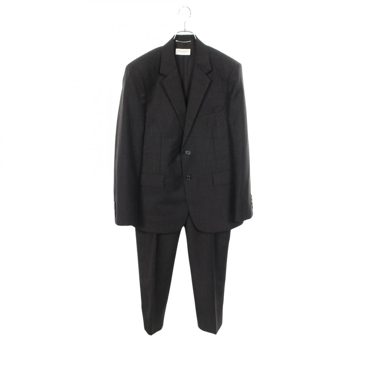 Saint Laurent Paris Suit Striped Wool