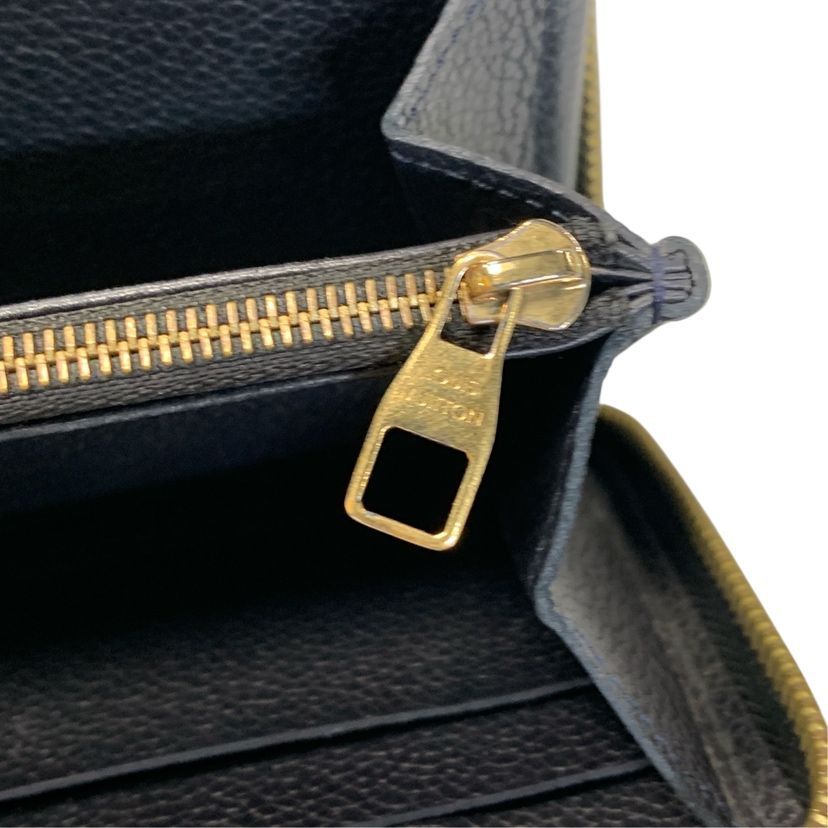 Louis Vuitton Zippy Wallet Empreinte Black Noir Gold — view 4
