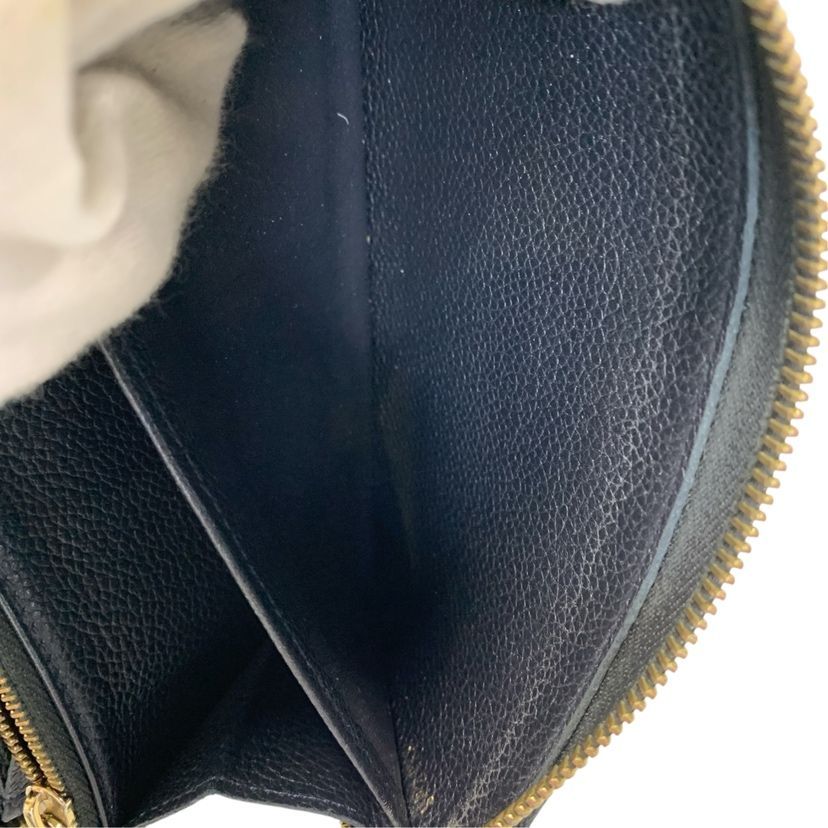 Louis Vuitton Zippy Wallet Empreinte Black Noir Gold — view 6