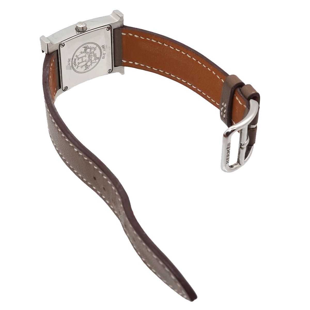 Hermes H Watch Silver Quartz — view 4