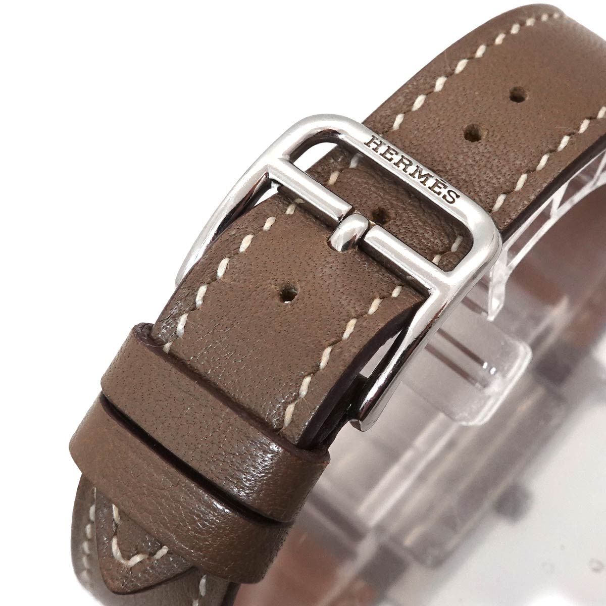 Hermes H Watch Silver Quartz — view 7