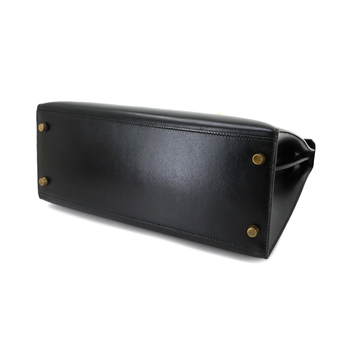 Hermes Kelly 28 Box Calf Black 2-Way Bag — view 5
