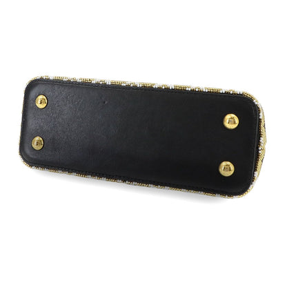 Louis Vuitton Capucines Mini 2-Way Bag Taurillon Leather Beads Black — view 4