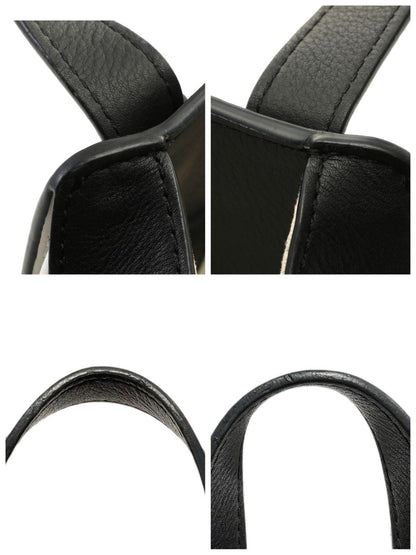 Loewe Hammock Bag Small White Khaki Black Leather Handbag — view 7