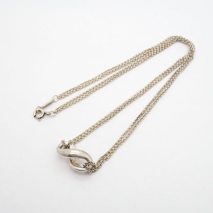 Tiffany & Co Necklace Infinity Double Chain 925 Sterling Silver — view 3