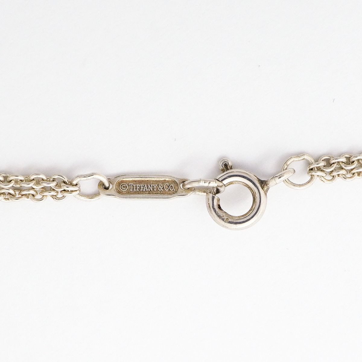 Tiffany & Co Necklace Infinity Double Chain 925 Sterling Silver — view 4