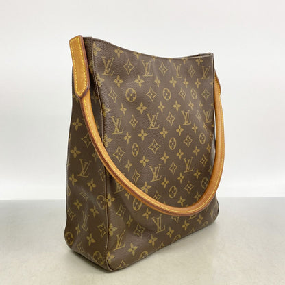 Louis Vuitton Shoulder Bag Monogram Looping GM Brown — view 2