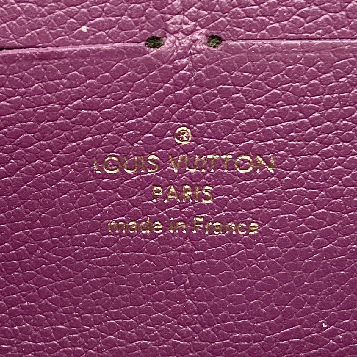 Louis Vuitton Wallet Monogram Empreinte Zippy Amethyst — view 4