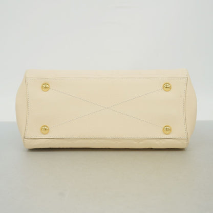 Louis Vuitton Handbag Monogram Empreinte Montaigne MM Ivoire 2-Way Bag — view 3