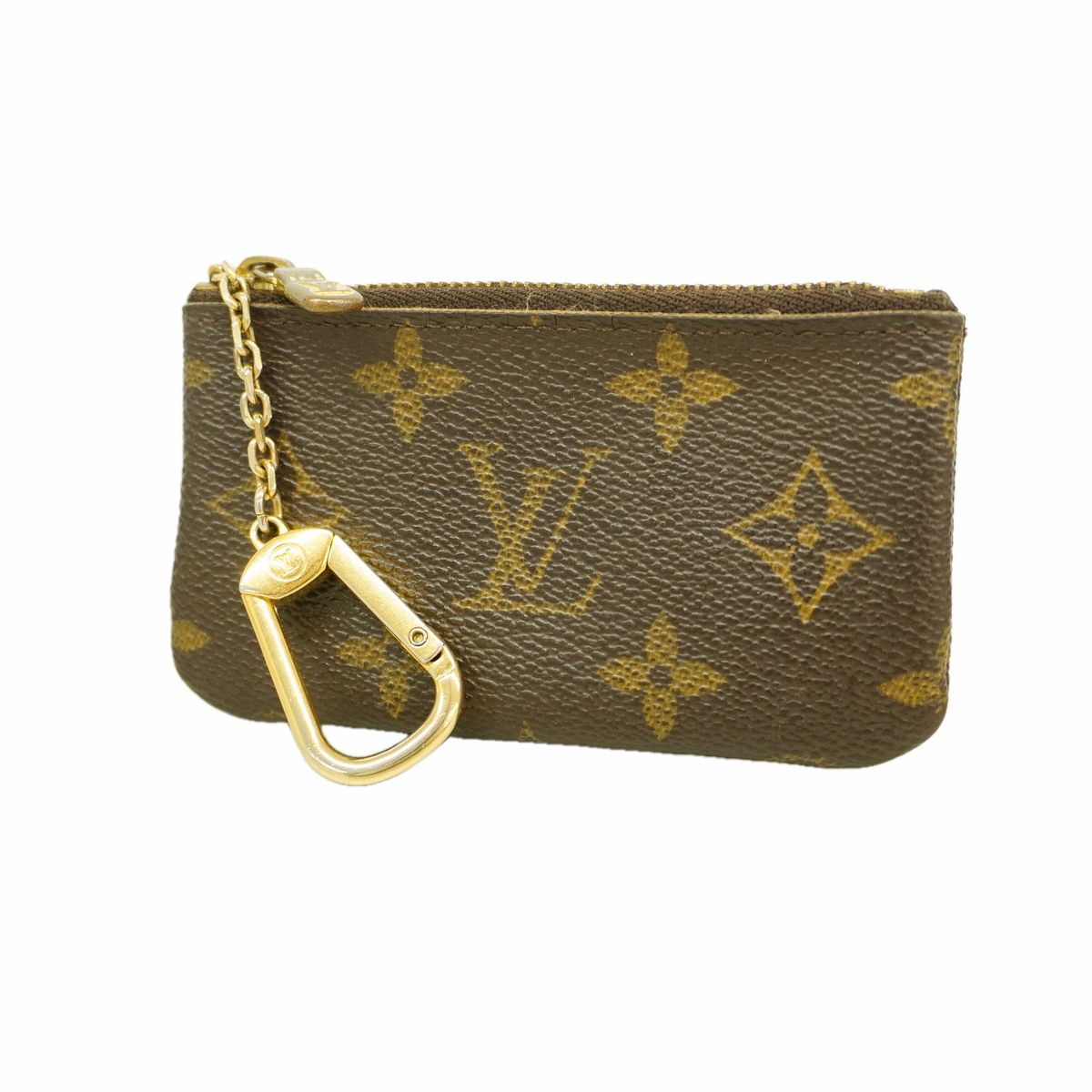 Louis Vuitton Coin Purse Monogram Pochette Cles Brown