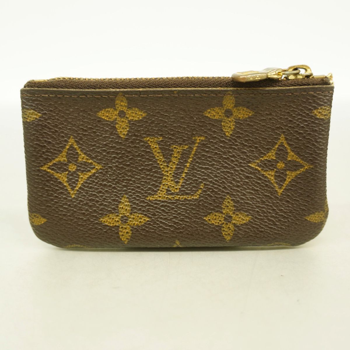 Louis Vuitton Coin Purse Monogram Pochette Cles Brown — view 8