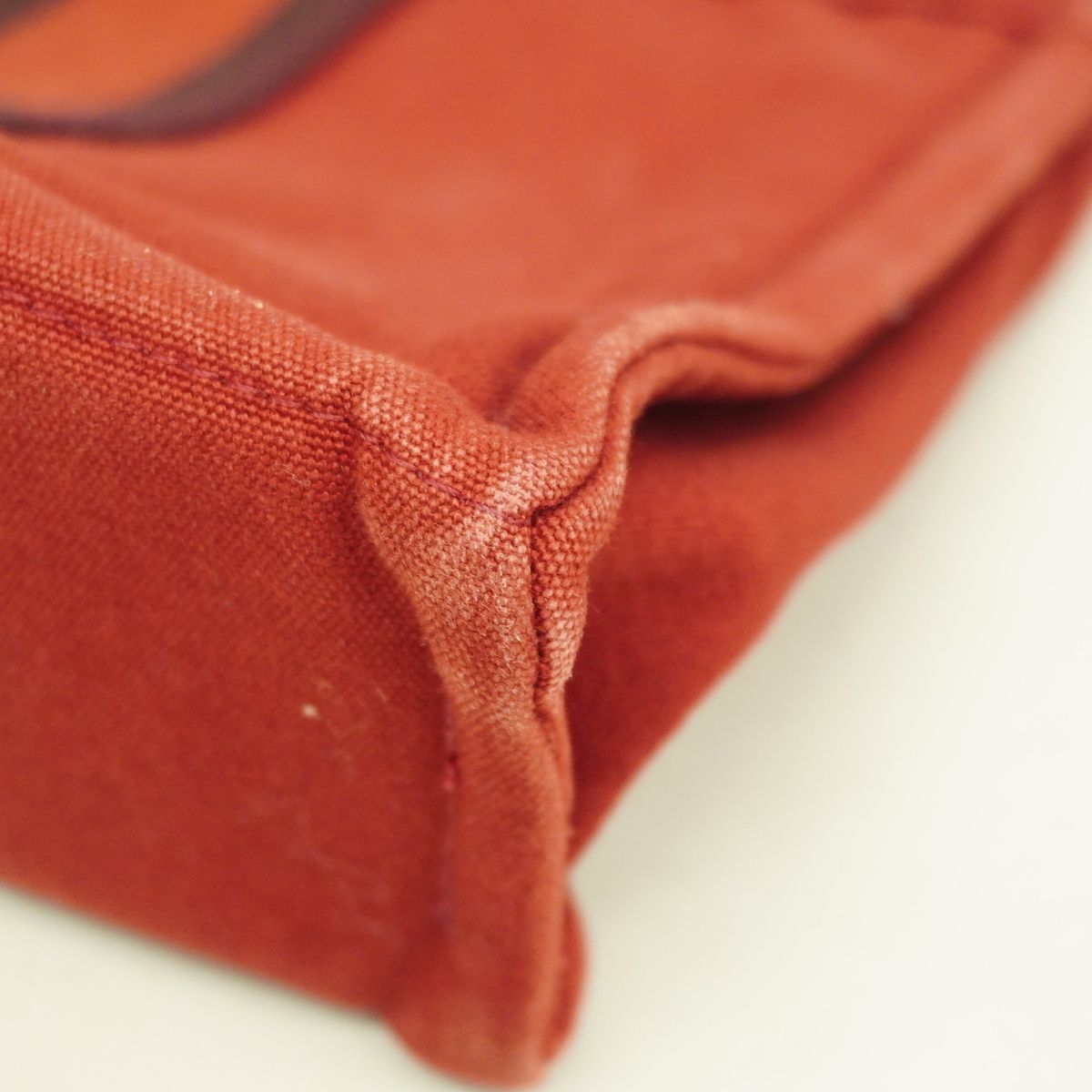 Hermes Handbag Fourre Tout PM Canvas Bordeaux Silver — view 7