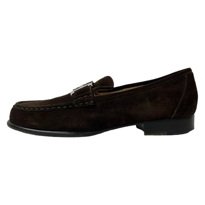 Hermes Loafers Dark Brown