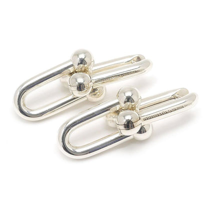 Tiffany & Co HardWear Large Link Earrings Silver — view 4