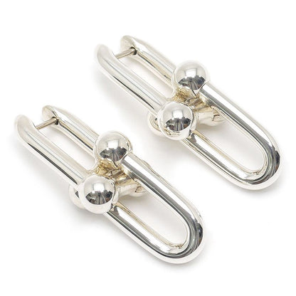 Tiffany & Co HardWear Large Link Earrings Silver — view 5