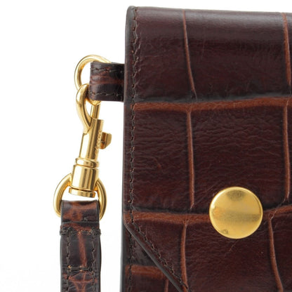 Celine Calfskin Clutch Brown — view 6