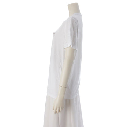 Prada Cotton Short Sleeve T-Shirt White — view 3