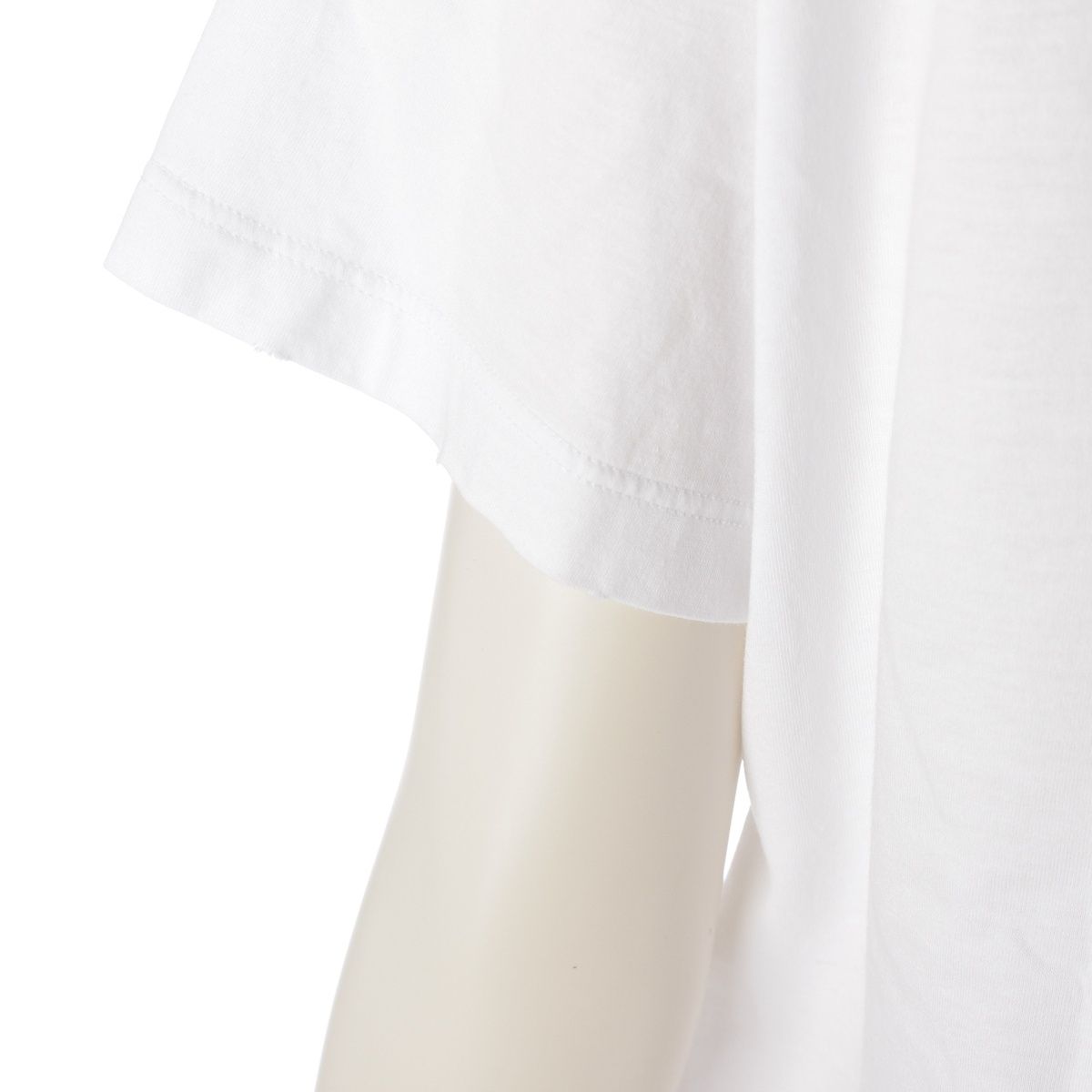 Prada Cotton Short Sleeve T-Shirt White — view 6