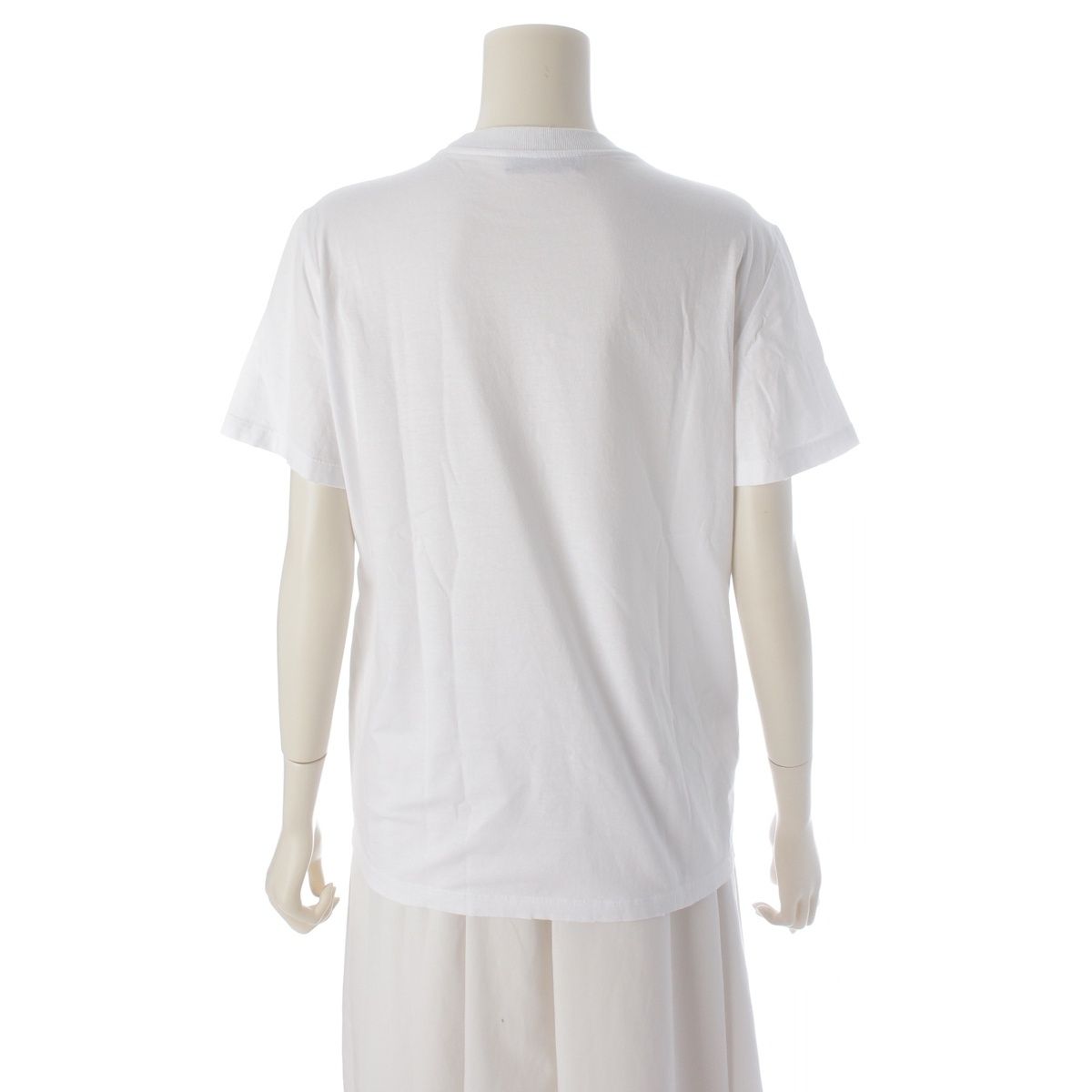 Prada Cotton Short Sleeve T-Shirt White — view 4