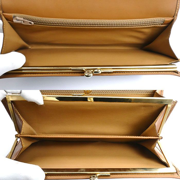 Celine Macadam Pattern Kiss Lock Wallet — view 6