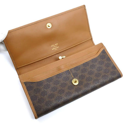 Celine Macadam Pattern Kiss Lock Wallet — view 4