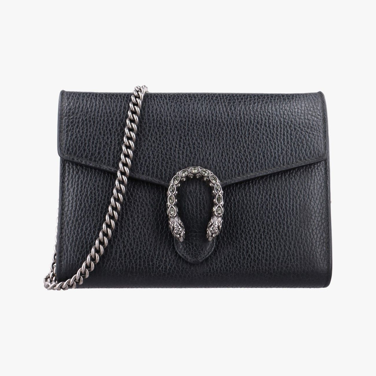 Gucci Dionysus Black Leather Shoulder Bag