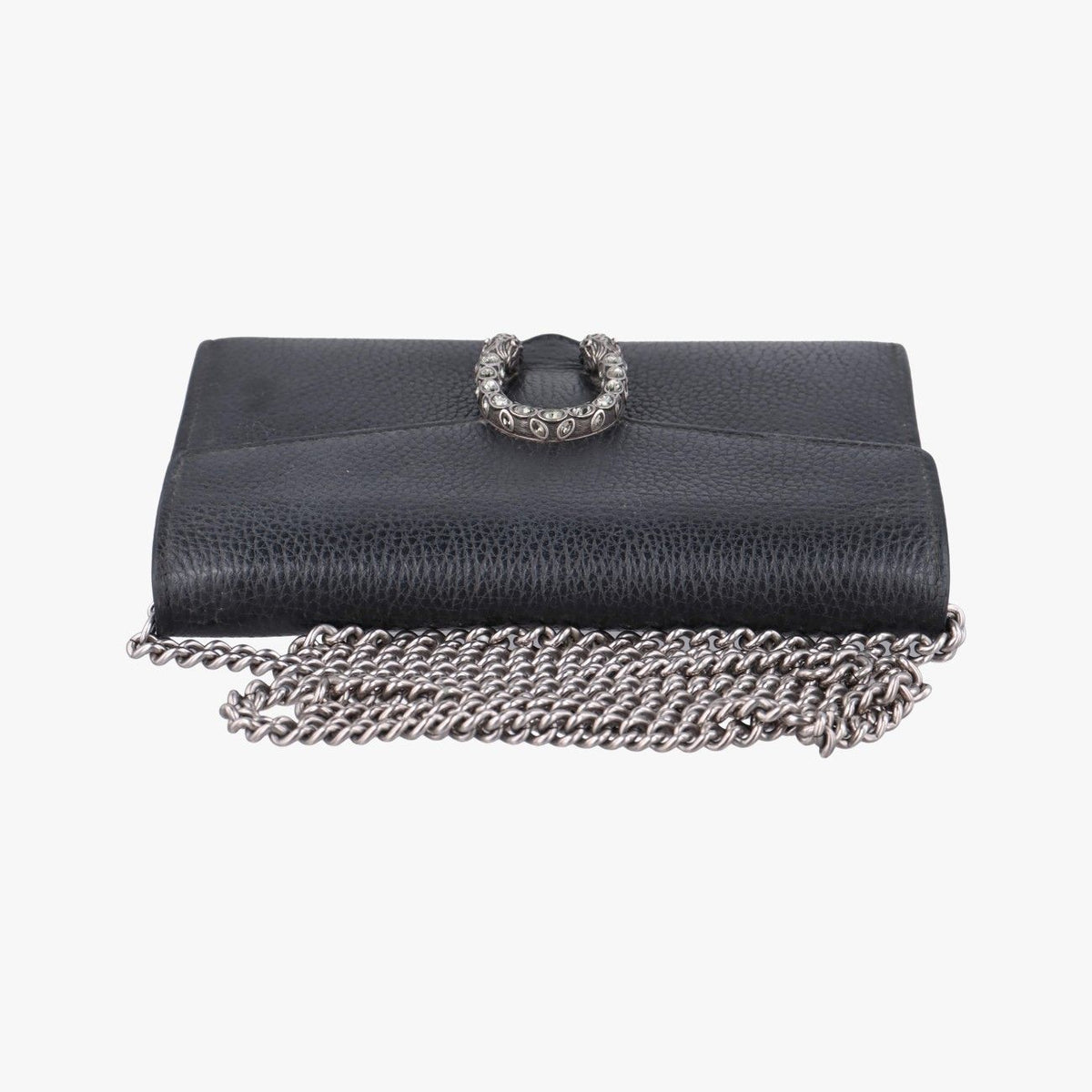 Gucci Dionysus Black Leather Shoulder Bag — view 8