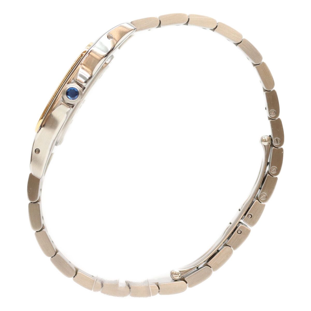 Cartier Santos Galbee LM Ivory Dial Date SS Watch — view 3