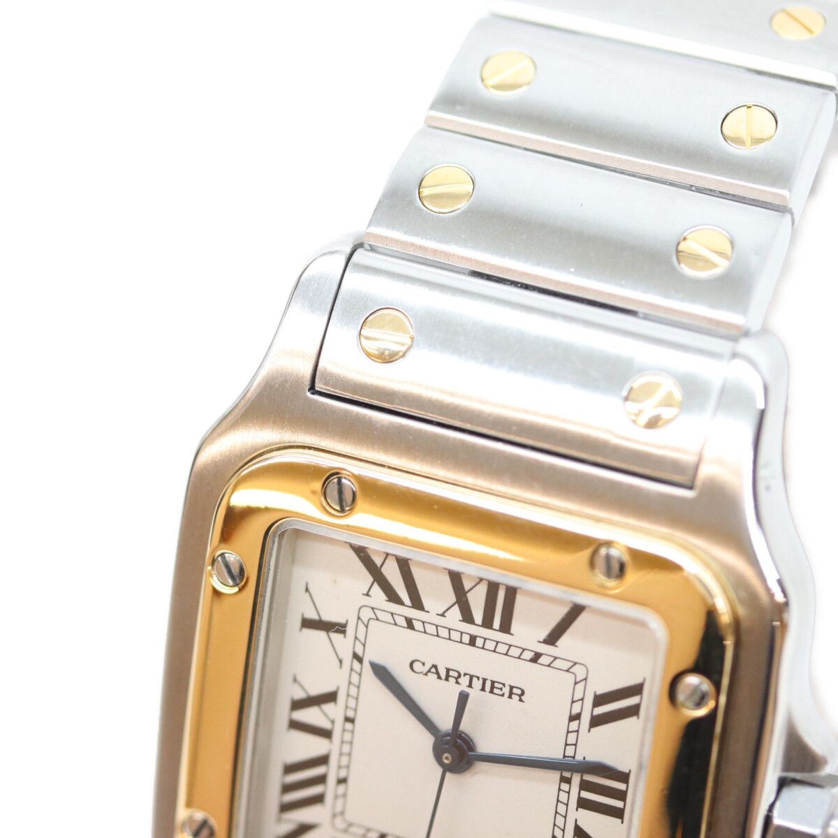 Cartier Santos Galbee LM Ivory Dial Date SS Watch — view 5