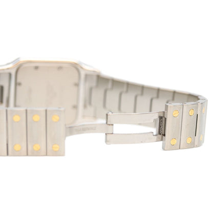 Cartier Santos Galbee LM Ivory Dial Date SS Watch — view 8