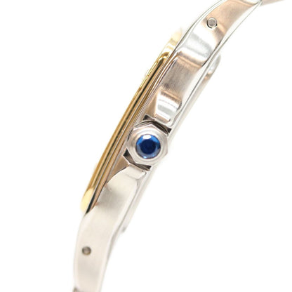 Cartier Santos Galbee LM Ivory Dial Date SS Watch — view 6