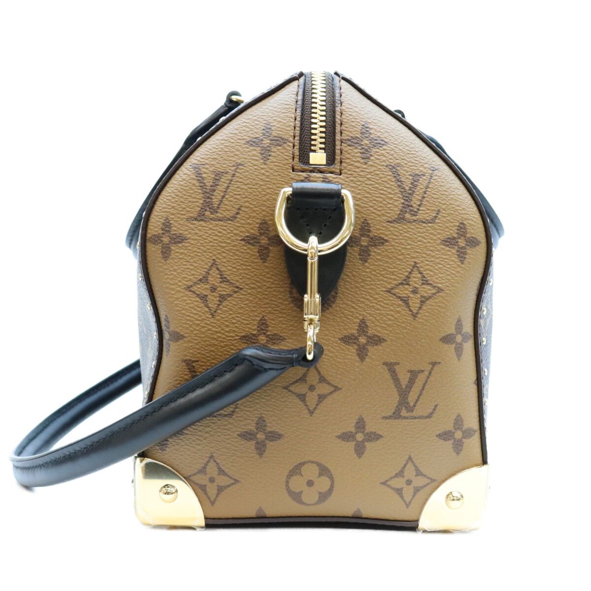 Louis Vuitton Monogram Speedy Trunk 25 Boston Bag — view 4