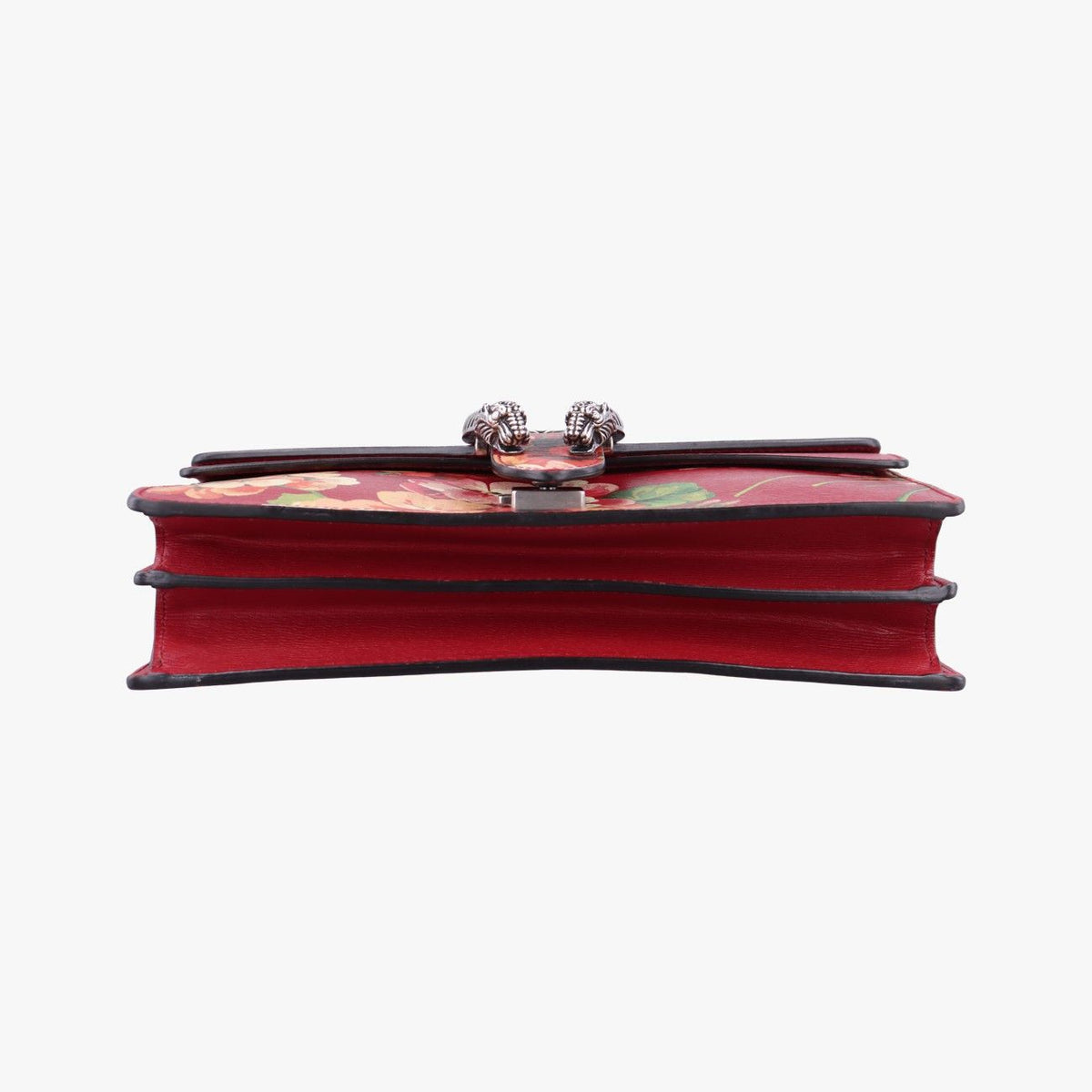 Gucci Dionysus Red Multicolor Leather Shoulder Bag — view 3