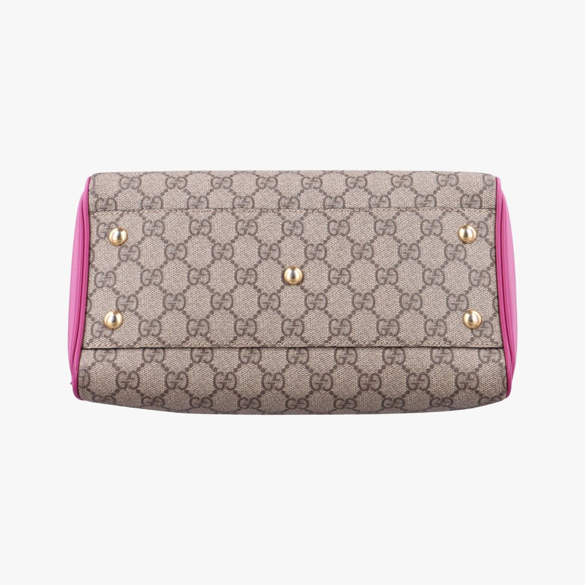 Gucci GG Supreme Beige Red Pink Leather — view 3