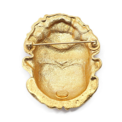 Chanel Scarab Brooch Gold — view 2