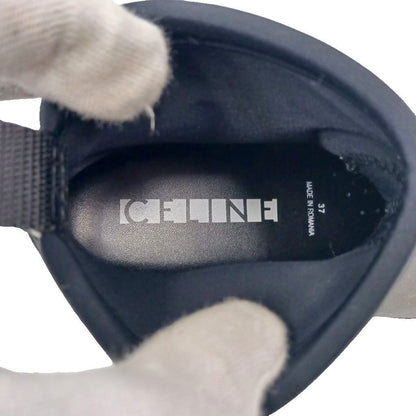 Celine Side Gore Rain Boots Shoes Short Black — view 4