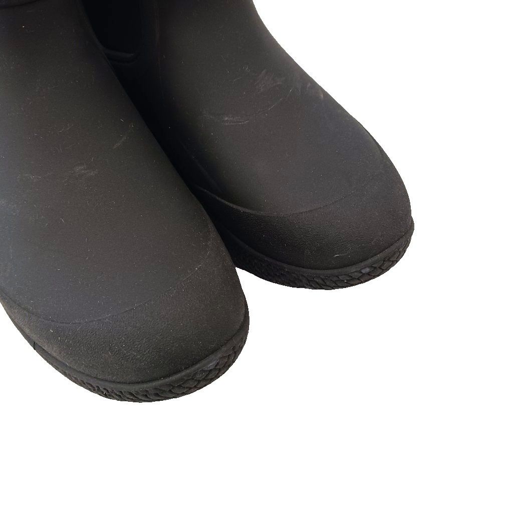 Celine Side Gore Rain Boots Shoes Short Black — view 6