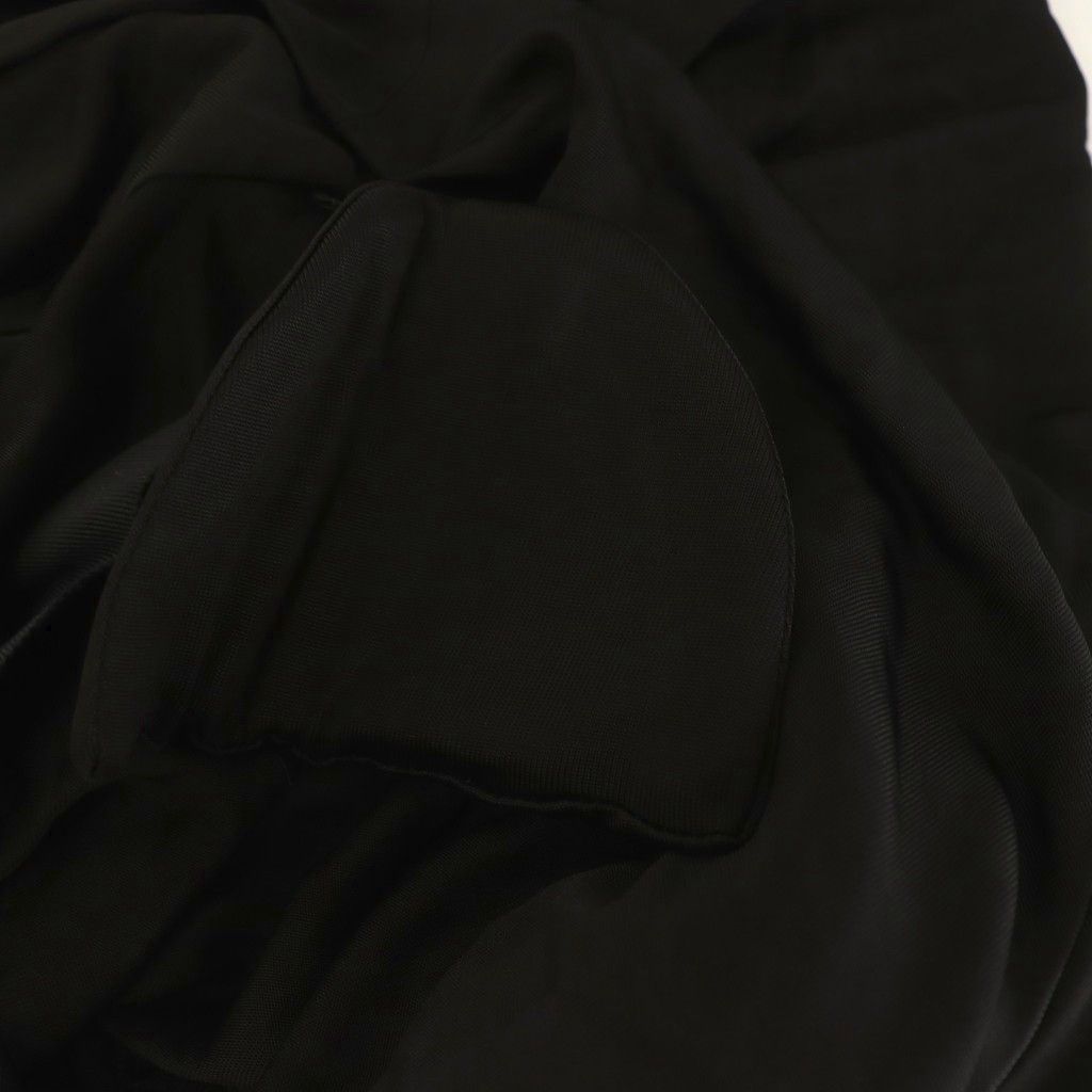 Saint Laurent Paris Cropped Top Long Sleeve Sheer Black M — view 5
