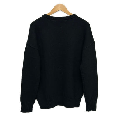 Dolce & Gabbana Long Sleeve Sweater M Black Red 40 — view 2