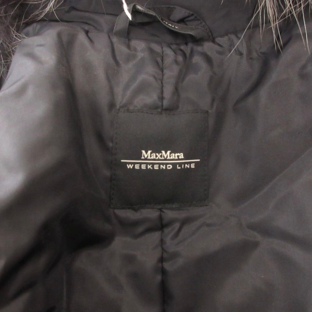 Max Mara Weekend Line Putty Coat Insert Double Breasted Mode Fur Collar Middle — view 7